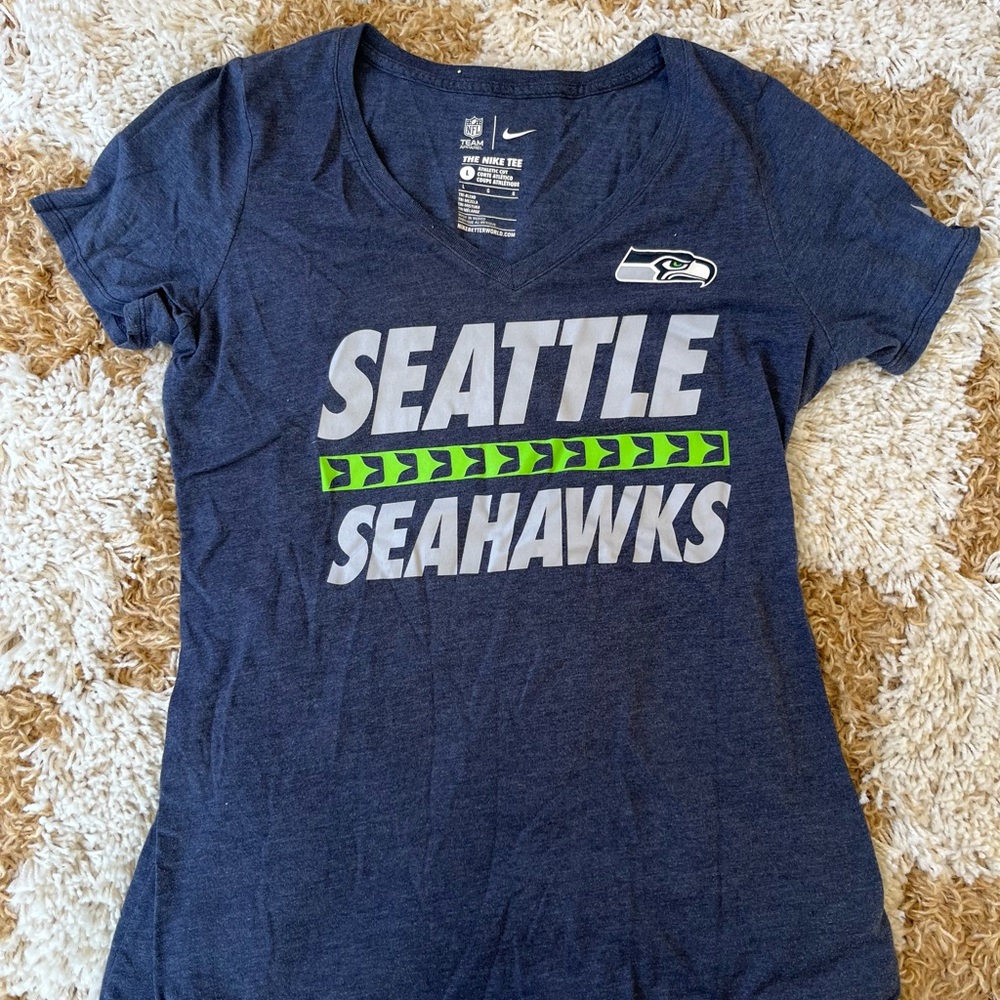 Nike Blue Seattle Seahawks Tee